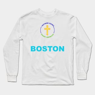 Boston City Patron Saint Long Sleeve T-Shirt